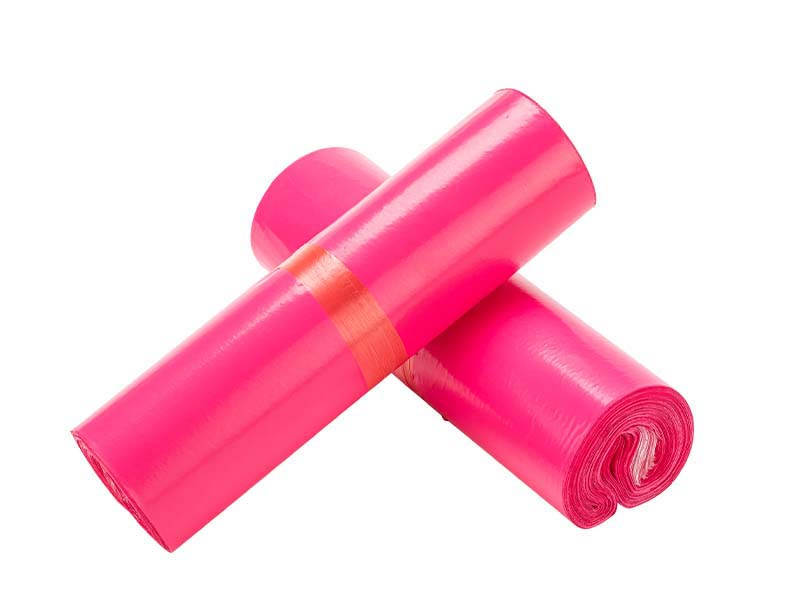 景洪玫红色快递袋-02